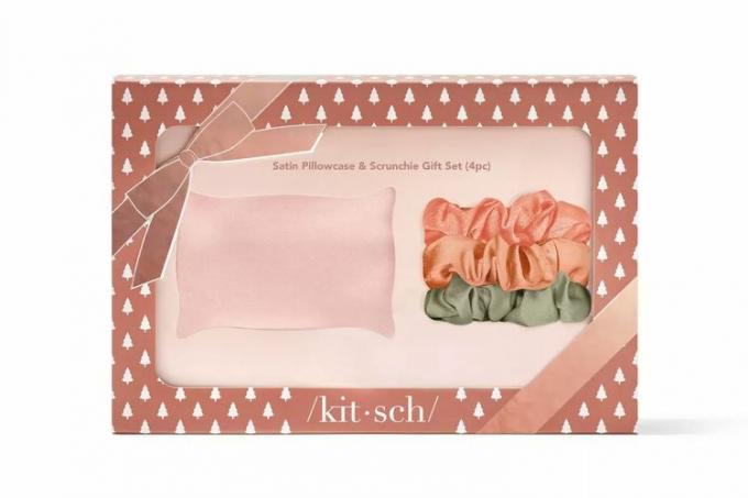 Target Kitsch sateng putevar Scrunchie hårstyling gavesett - 4ct