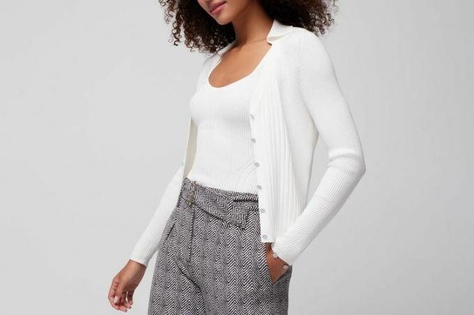 Black Friday White House Black Market Ribbed Cardigan