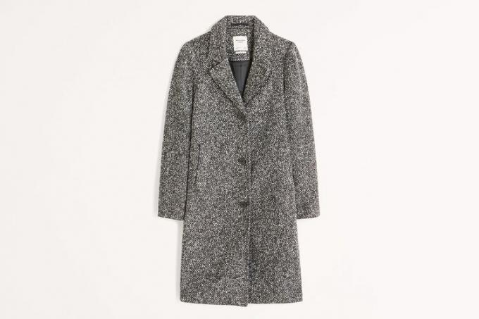 Abercrombie & Fitch Textured Dad Coat