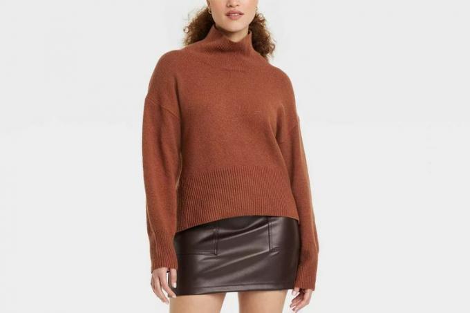 Target A New Day Dame Mock Turtleneck Pullover genser