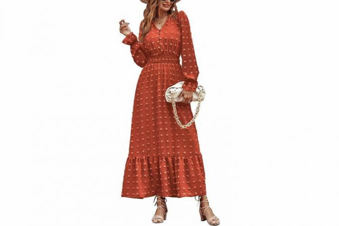 Amazon October Prime Day MASCOMODA Kvinner Boho Maxi Dress