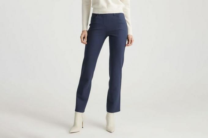 Quince Ultra-Stretch Ponte Straight Leg 4-Pocket Pant