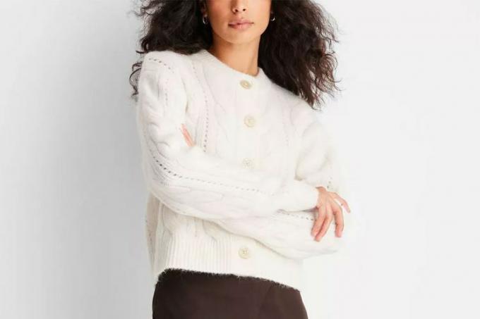 Target Future Collective med Reese Langermet Mohair Cardigan for kvinner