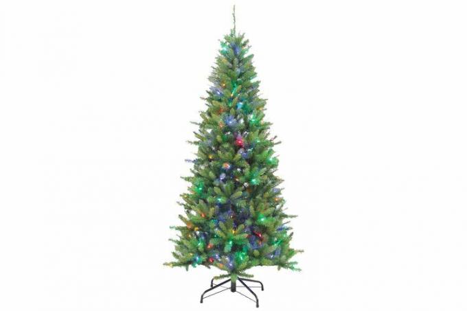 Pottery Barn Litt LED Ozark Pine Faux juletre - 7 Ft.