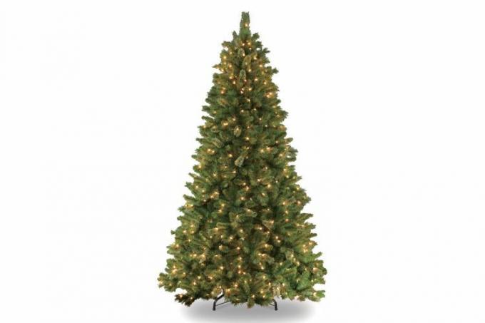 Puleo International 7.5 Pre-Lit Teton Pine kunstig juletre med 600 klare UL-listede lys