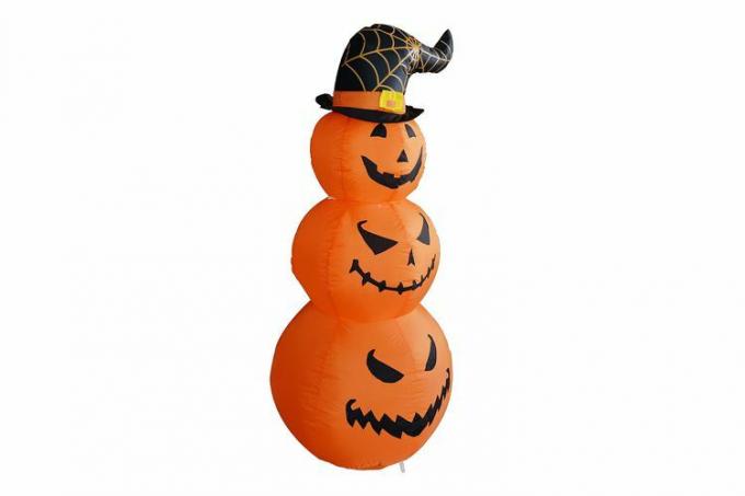 Amazon Hourleey 5 FT Halloween gummibåt for utendørs stablede gresskar 